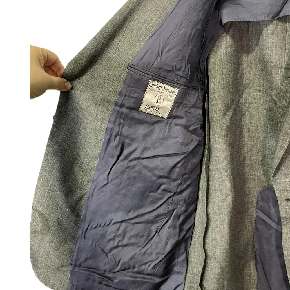 Boardroom Collection x Hickey Freeman 42R‎ Grey Blazer Two Button Professional